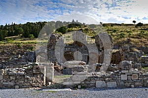 Ruins of the ancient greek city Ephesus