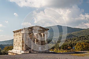 Ruins of the ancient Greek city of Messinia & x28;Messini, Messenia& x29;