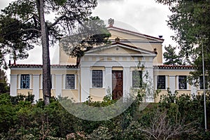 Ruins of the ancient Greek city of Olympia, Peloponnese, Greece