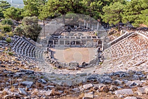 Ruins of Ancient Greek City of Priene photo