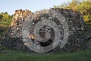 Ruins of an ancient Jesuit mission in the Estancia del Calera de las Huerfanas