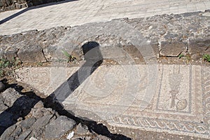 Ruins of ancient Jews city in Tiberias