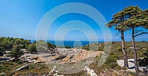 Ruins of Ancient Kamiros in Crete