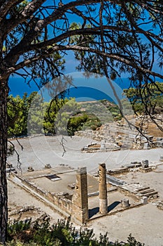 Ruins of Ancient Kamiros in Crete