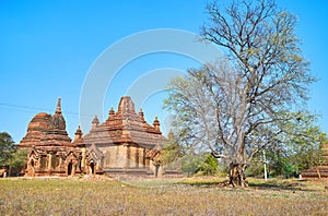 Ruins of ancient kingdom in Bagan, Myanmar