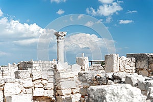 Ruins of ancient Kourion. Limassol District. Cyprus