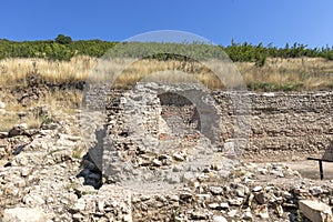 Ruins of ancient Macedonia polis Heraclea Sintica, Bulgaria