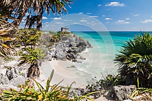 De antiguo la ciudad a caribe el mar México 