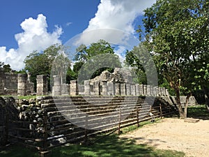 The Ruins of Ancient Mayan Buildings: Chichenitza