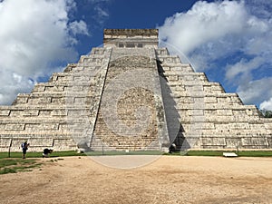 The Ruins of Ancient Mayan Buildings: Chichenitza