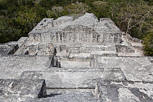 Ruins of the ancient Mayan city of Calakmul