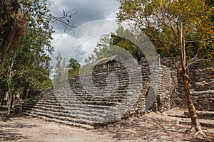 Ruins of the ancient Mayan city of Coba