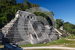 Ruins of the ancient Mayan city of Palenque