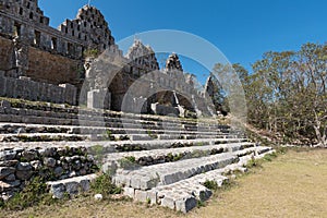 Ruins of the ancient Mayan city Uxmal. UNESCO World Heritage Site, Yucatan, Mexico