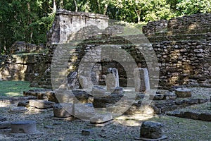 Ruins of the ancient Mayan town Topoxte