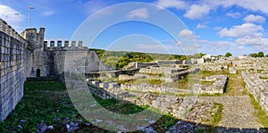 Ruins of the ancient medieval Shumen fortress