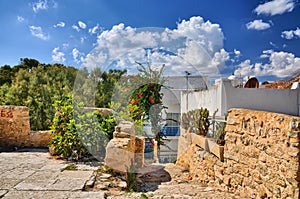 Ruins of ancient Medina, Hammamet, Tunisia, Mediterranean Sea, A