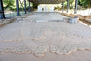 The ruins in ancient Messene (Messinia) photo