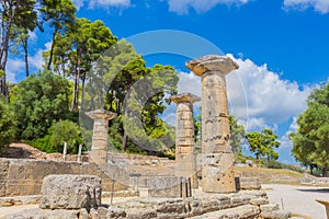 Ruins in Ancient Olympia, Elis, Greece