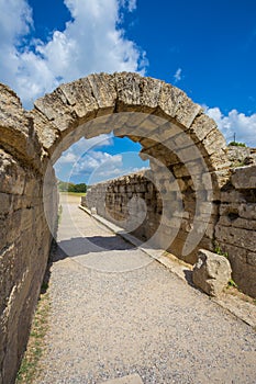 Ruins in Ancient Olympia, Elis, Greece