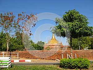 Ruins of the ancient pagoda, Bagan, Myanmar