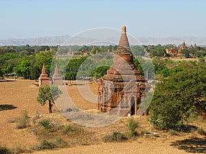 Ruins of the ancient pagoda, Bagan, Myanmar