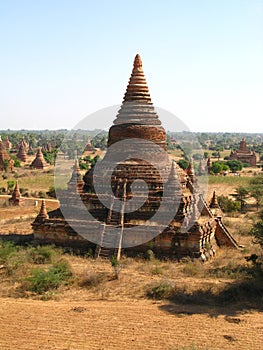 Ruins of the ancient pagoda, Bagan, Myanmar