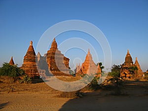 Ruins of the ancient pagoda, Bagan, Myanmar