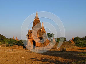 Ruins of the ancient pagoda, Bagan, Myanmar