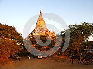 Ruins of the ancient pagoda, Bagan, Myanmar