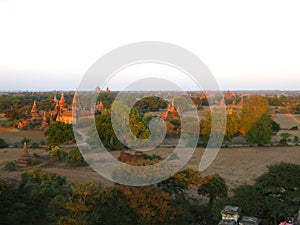 Ruins of the ancient pagoda, Bagan, Myanmar