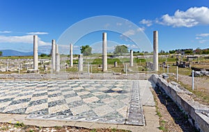 Ruins of ancient Pella, Macedonia, Greece