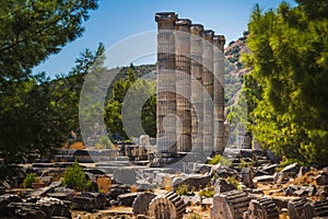 In the ruins of ancient Priene