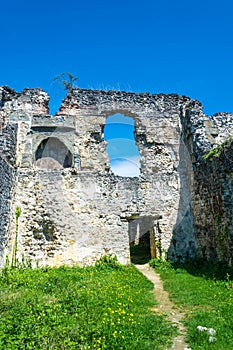 The ruins of the ancient princely Palace in the village of Lykhny, Abkhazia.