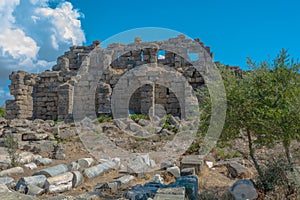 Ruins of the ancient Roman city of Side