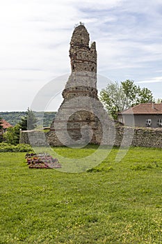 Ruins of ancient Roman Fortress Castra Martis in town of Kula, Bulgaria