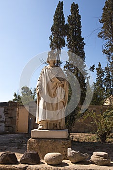 Ruins Ancient ruins of Carthage, Birsa Hill,Tunisia, 25 September 2019