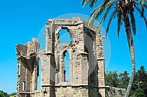 Ruins of ancient in Salamis