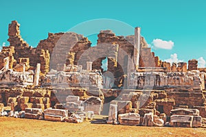 The Ruins of Ancient Side city Agora