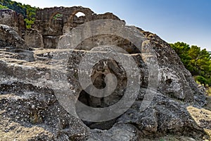 Ruins of the ancient stone town