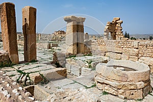 Ruins of ancient Sufetula town, modern Sbeitla, Tunisia