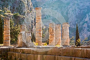 Ruins of an ancient temple