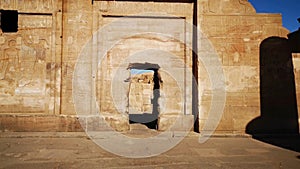 The ruins of the ancient temple of Sebek in Kom - Ombo, Egypt.