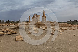 Ruins of the ancient temple Soleb, Sud