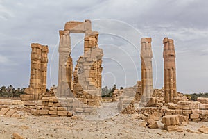 Ruins of the ancient temple Soleb, Sud