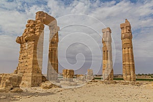 Ruins of the ancient temple Soleb, Sud