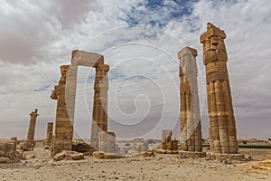 Ruins of the ancient temple Soleb, Sud