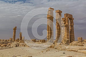 Ruins of the ancient temple Soleb, Sud