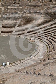 Ruins of the ancient theatre of Halicarnassus, now Bodrum