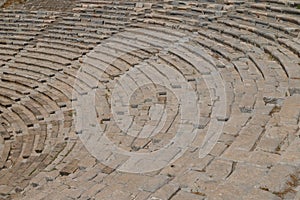 Ruins of the ancient theatre of Halicarnassus, now Bodrum